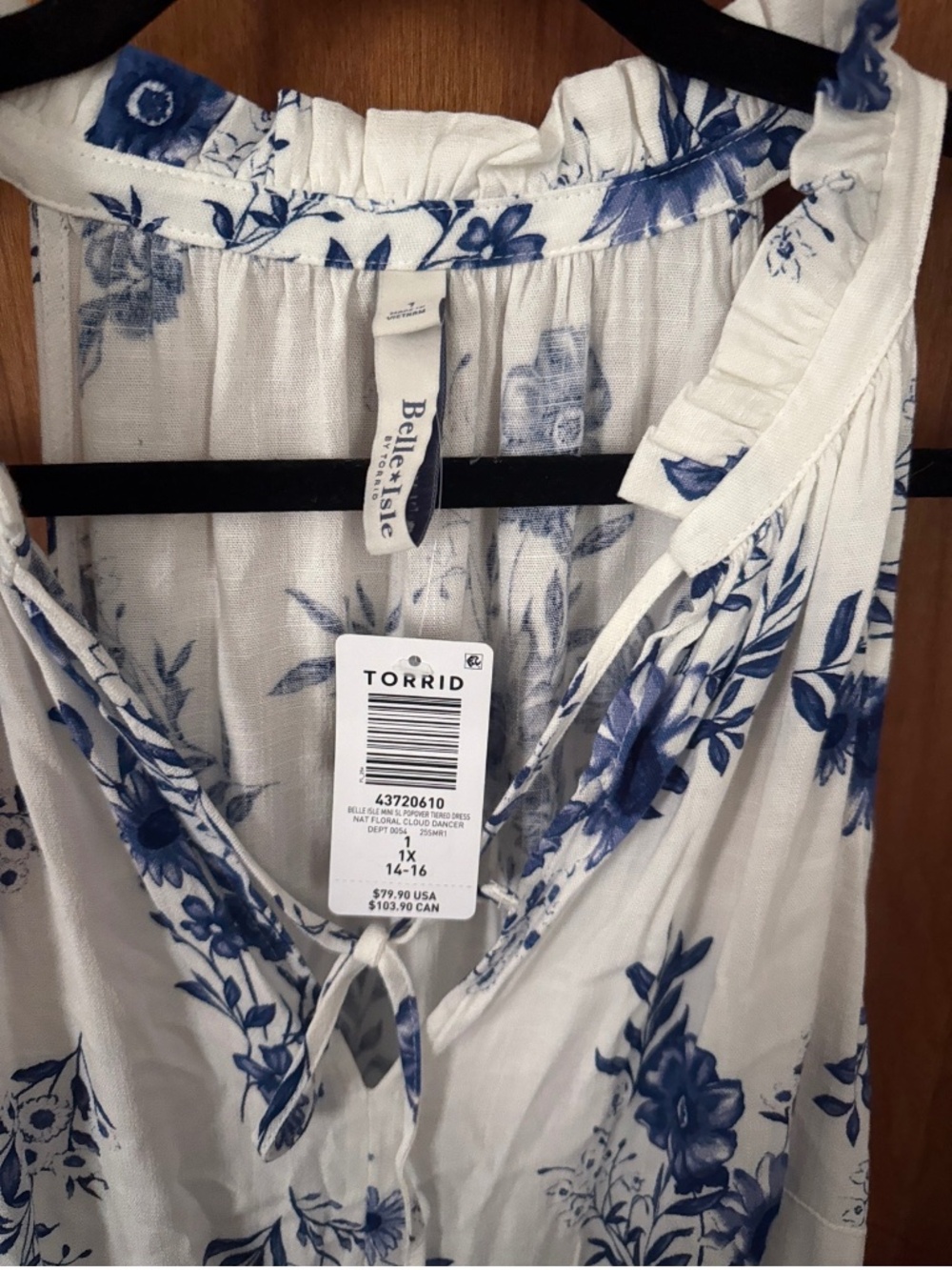 Torrid X Belle Isle NWT mini dress